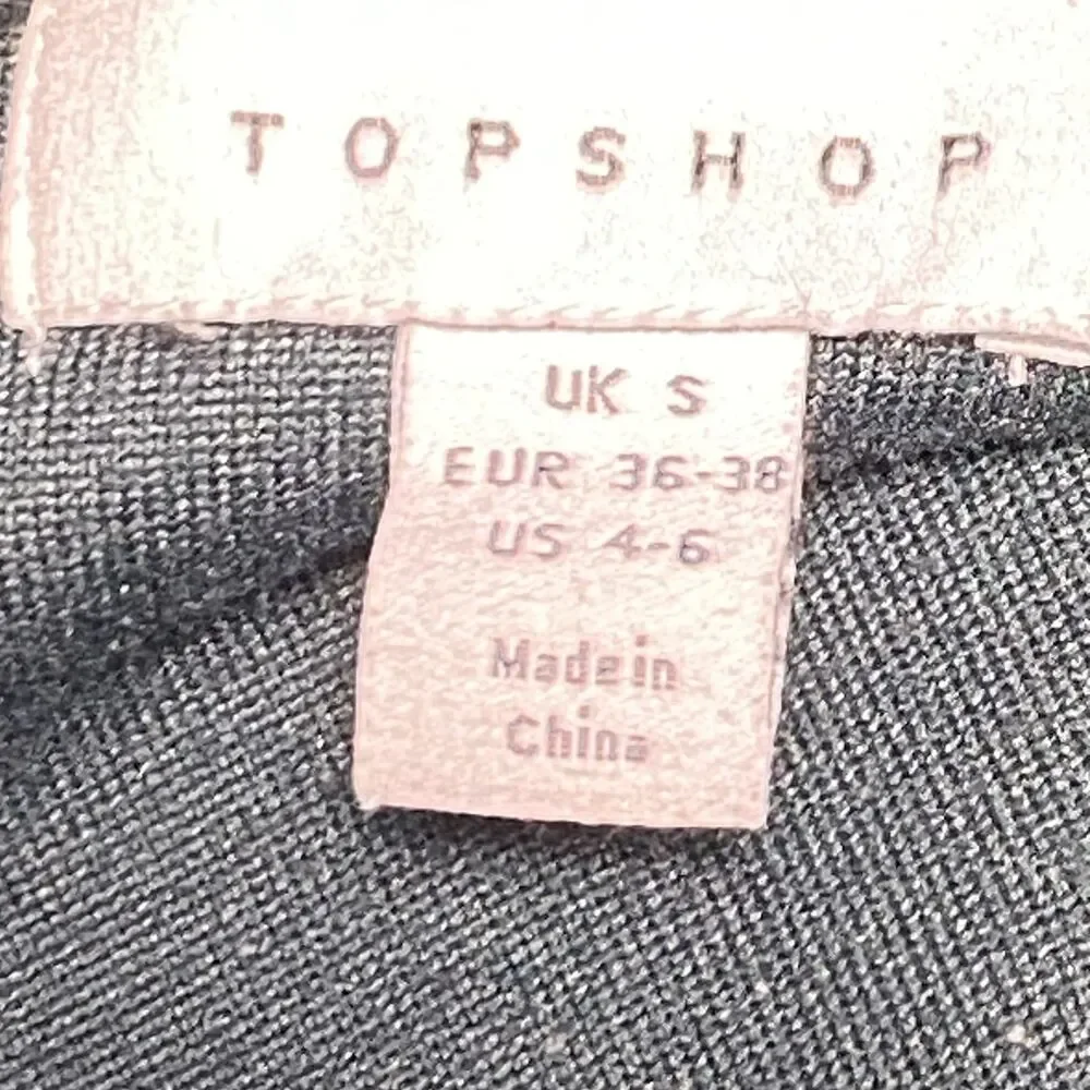 Topshop Green Fleece Sherpa Hoodie 1/4 Zip Pullover Jacket Women's US 4-6 FLAW